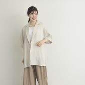 TUTIE./リネンハーフスリーブジャケット